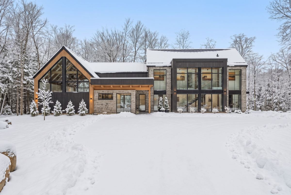 La même façade en hiver