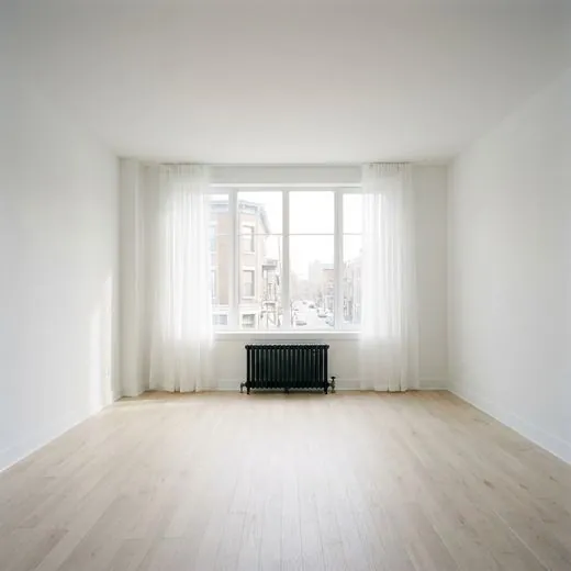 Salon vide avant la mise en scène